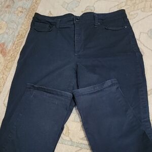 Bandolino Women's Straight Leg Jeans - Dark Blue